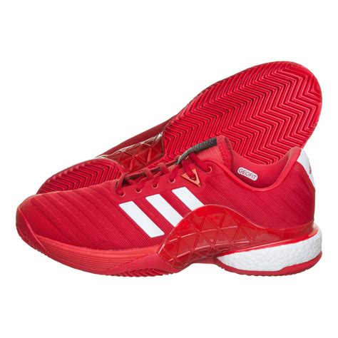 adidas barricade boost sandplatzschuh herren rot hellrot|Adidas barricade tennis shoes.